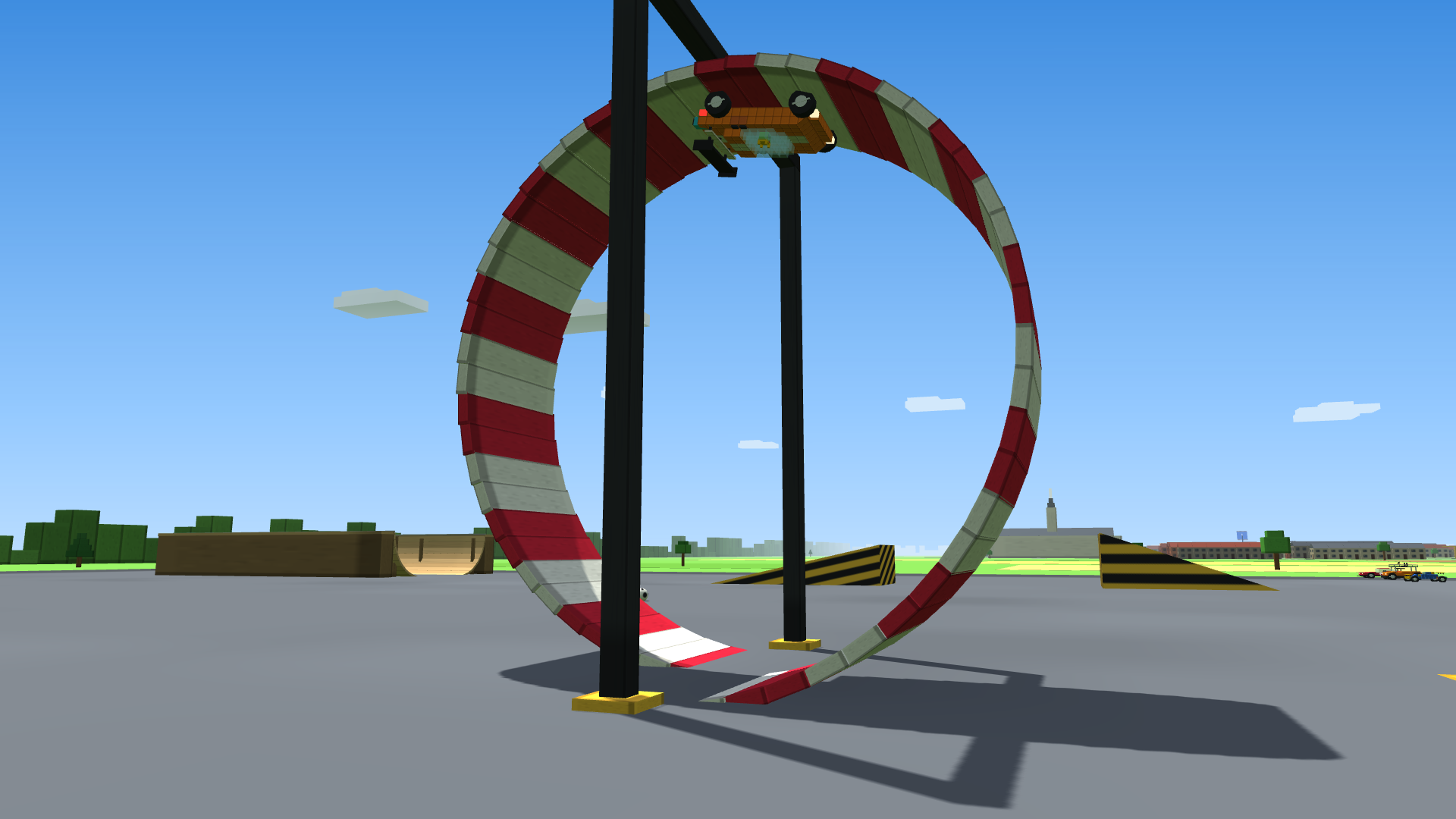 BlockRacers screenshot loop stunt